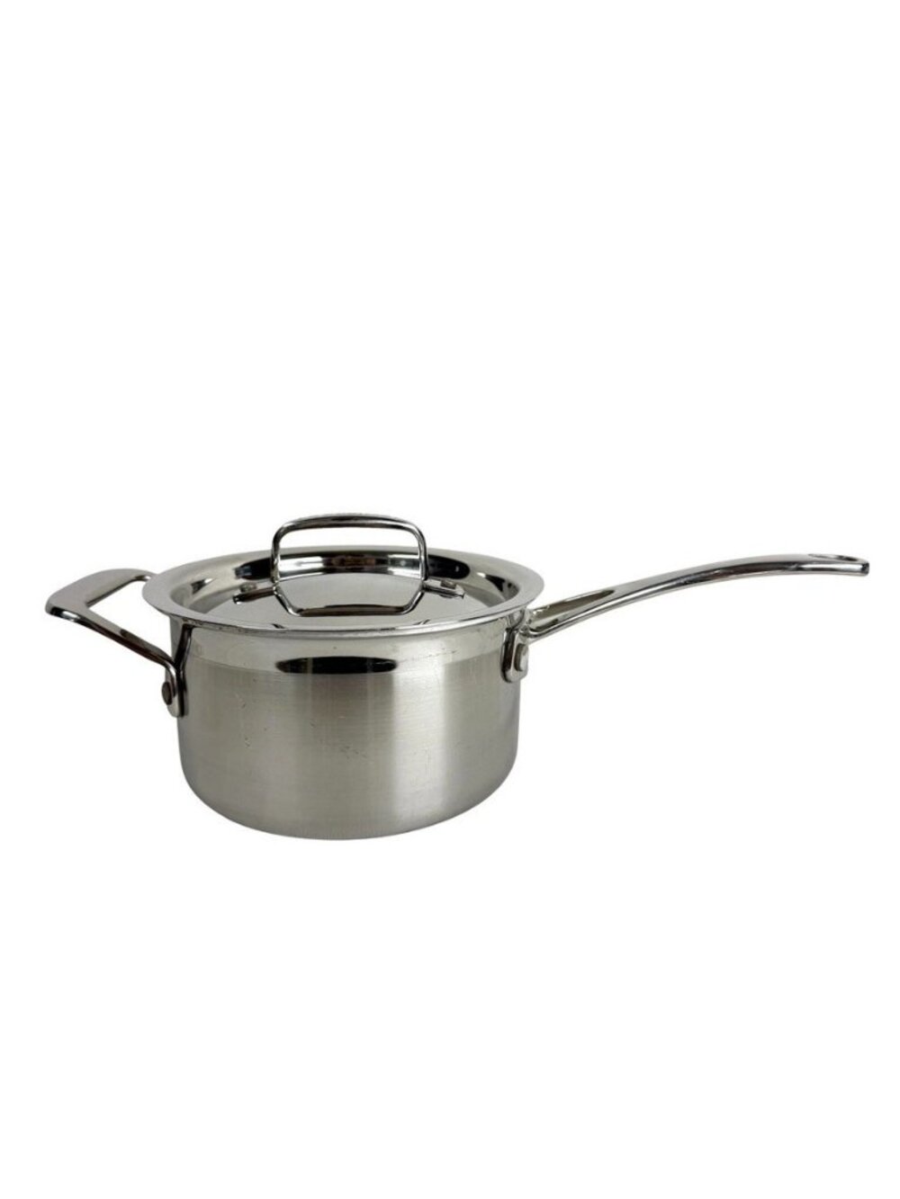 Le Creuset 1.9 L 2 qt. Saucepan Pot With Lid Stainless Steel 16cm 6 1/3" 7096